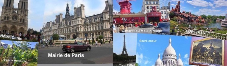 Paris en 6 photos groupées