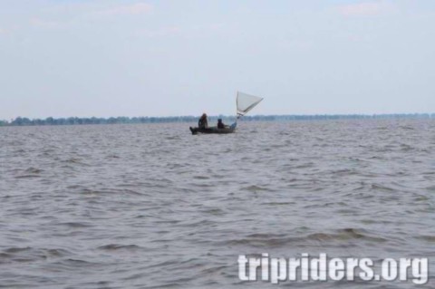 Pêche au lac Tonlé Sap