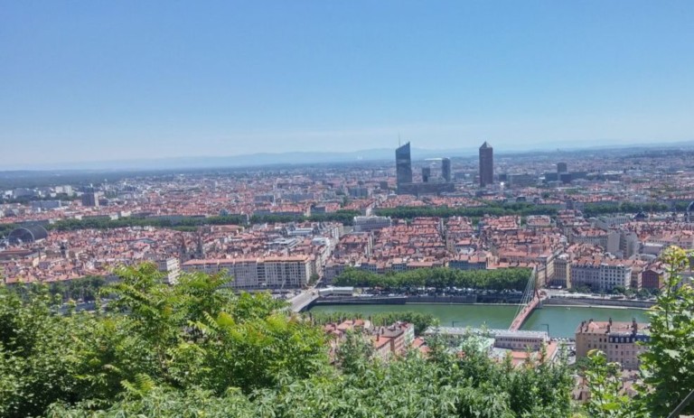 lyon en vue aerienne