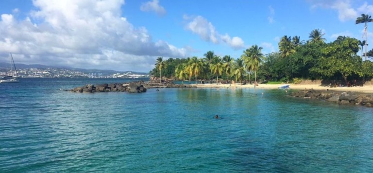 La splendide île française des caraibes