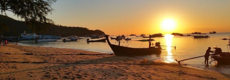 Coucher de soleil a Samui