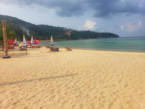 Phangan plage KoMa le matin