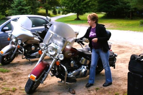 Nettoyage des Harley à la main