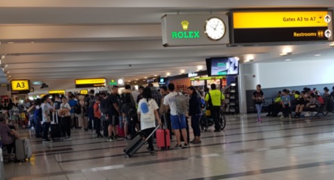 Aeroport encombré