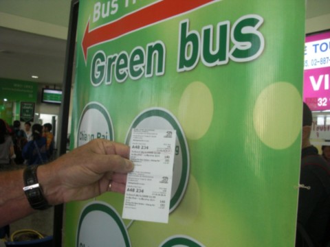 Green bus public