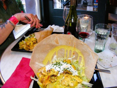 Crêpes au café noisette d'Horsens.