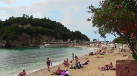 Plage de Paleokastrítsa