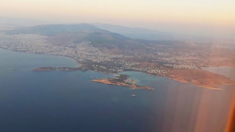 Vue aérienne d'Athènes