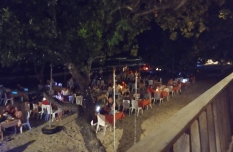 Restauration dans l'île