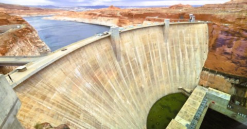 Lac powell coté Arizona