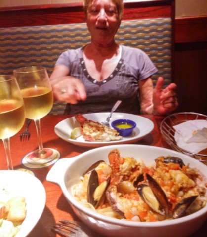 Repas de la mer au Red Lobster enfin