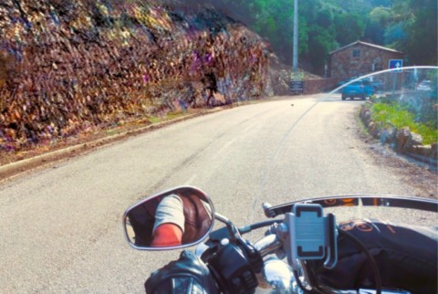 En Harley dans l'Aveyron