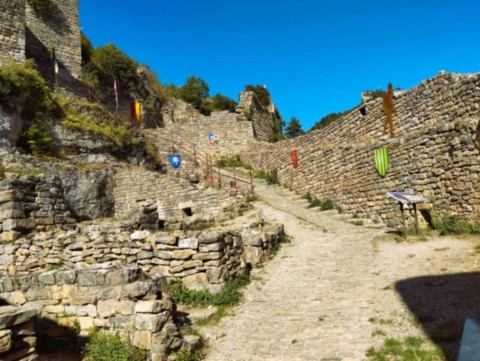Château Le Peyrelade au nord de Millau