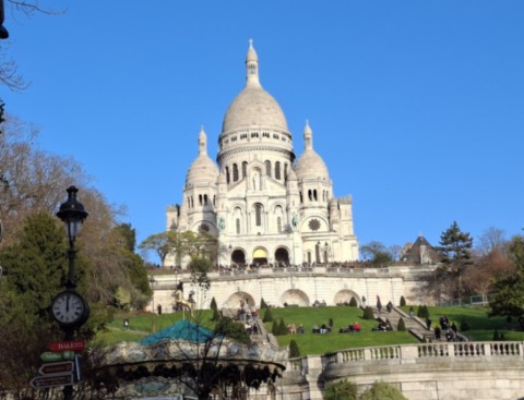 Sacré cœur et butte Montmartre