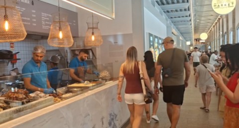 Time Out Market restaurant buffet