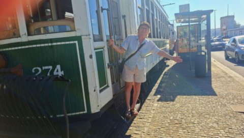 Le tramway au terminus