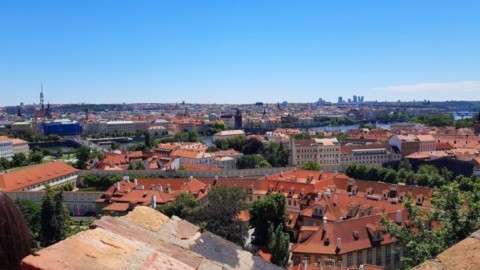 Prague vue aérienne