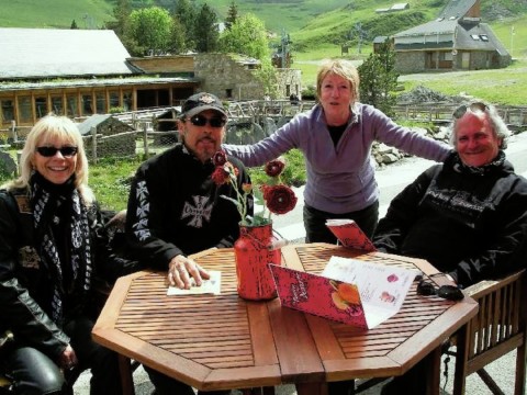 Equipe Harley aux Pyrénées