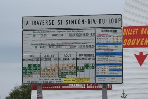 Quebec traversée du St Laurent