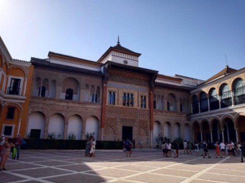 Real Alcázar de Sevilla, patio de la Monteria