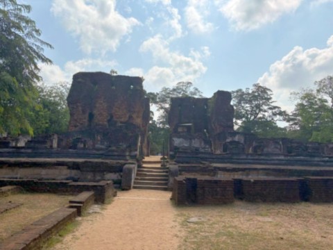 L'ancien palais royal brulé
