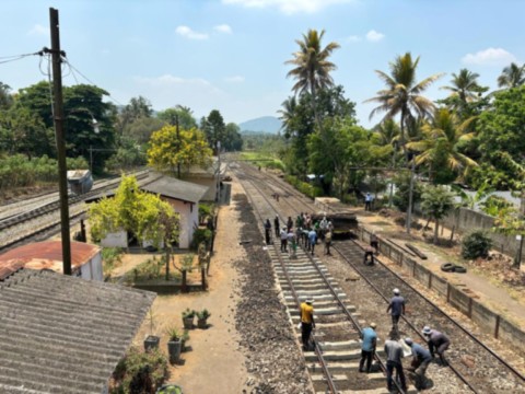 Travaux de voies ferrées