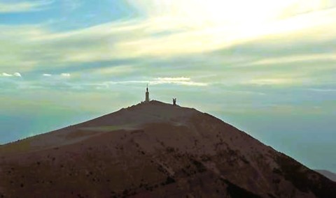 Le Mont Ventoux en soirée