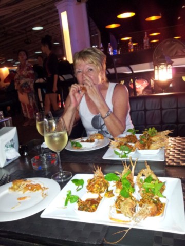 Restaurant de gambas piquants
