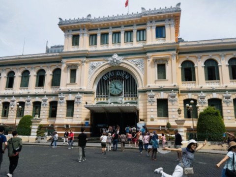La poste centrale de Saïgon