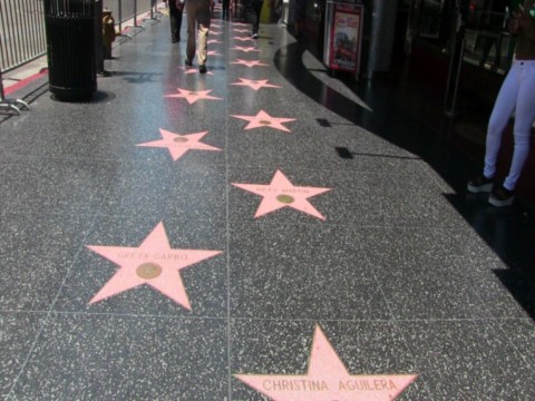le Walk of fame étoiles en série