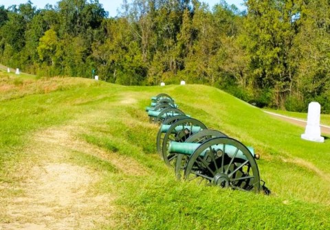 Batterie de canons nordistes